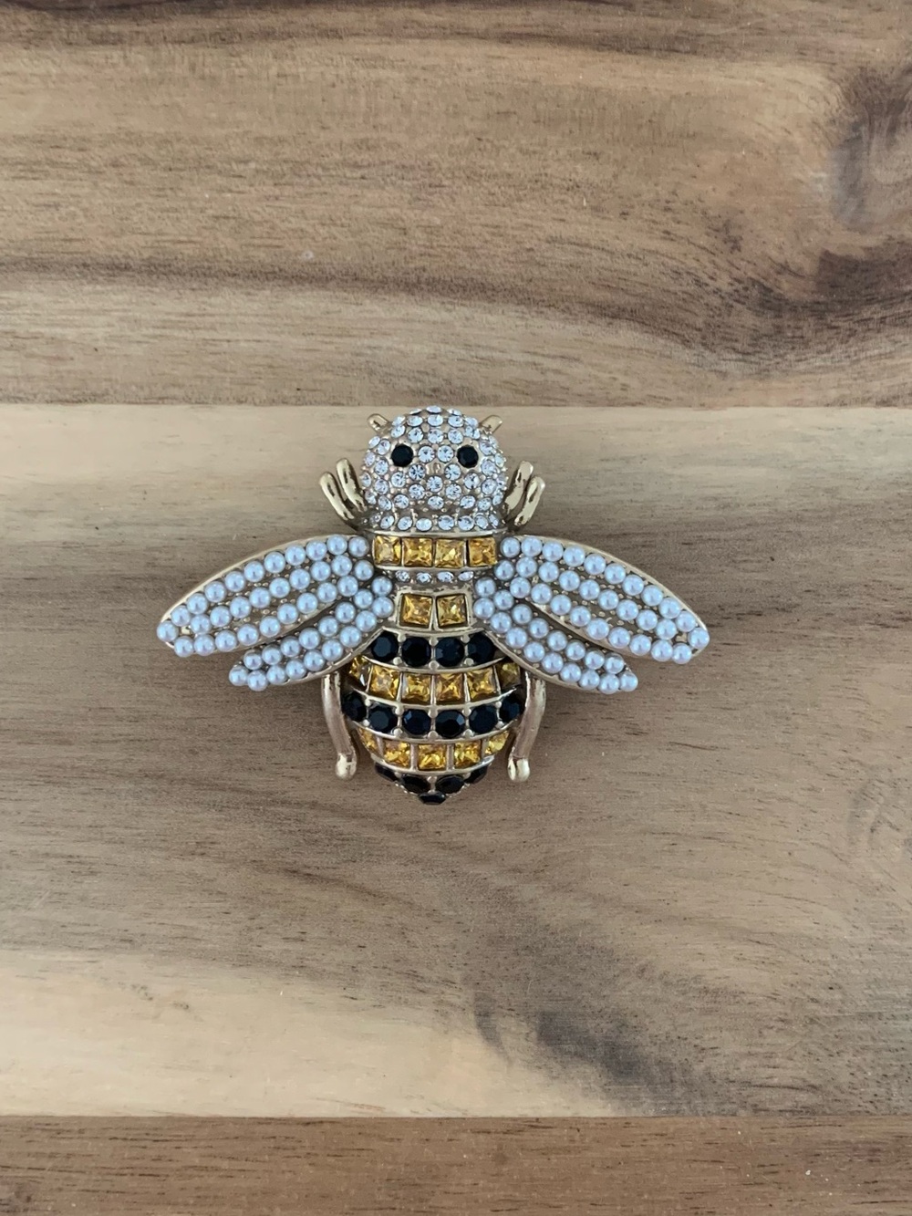 Weekend Max Mara embellished bee Brooch Pin NWOT